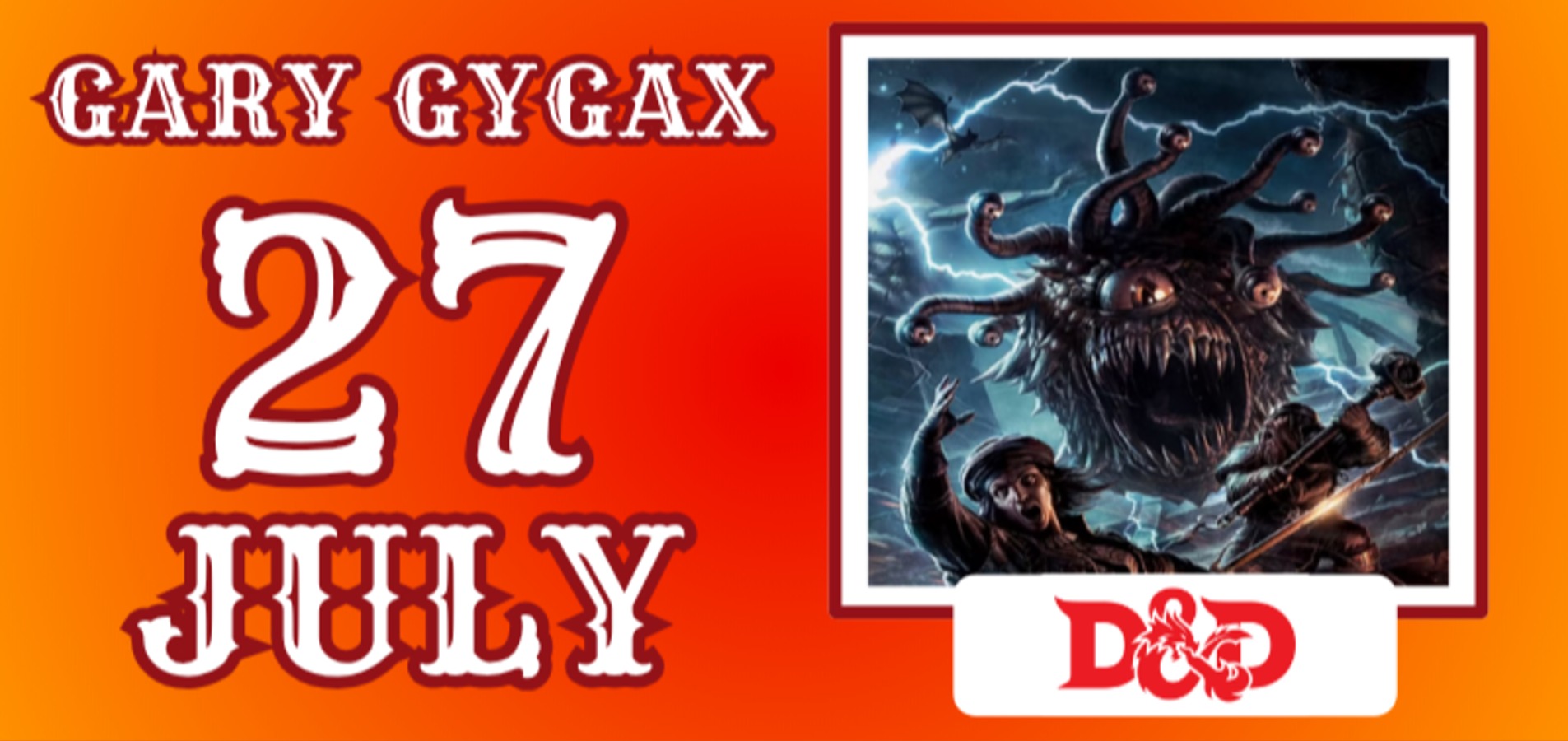 Gary Gygax Day 2026 (D&D 5E one-shot)